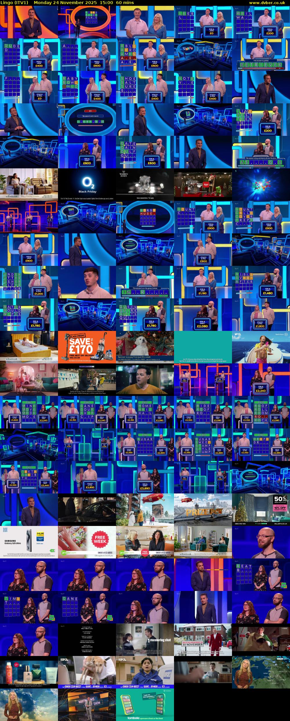 Lingo (ITV1) Monday 24 November 2025 15:00 - 16:00