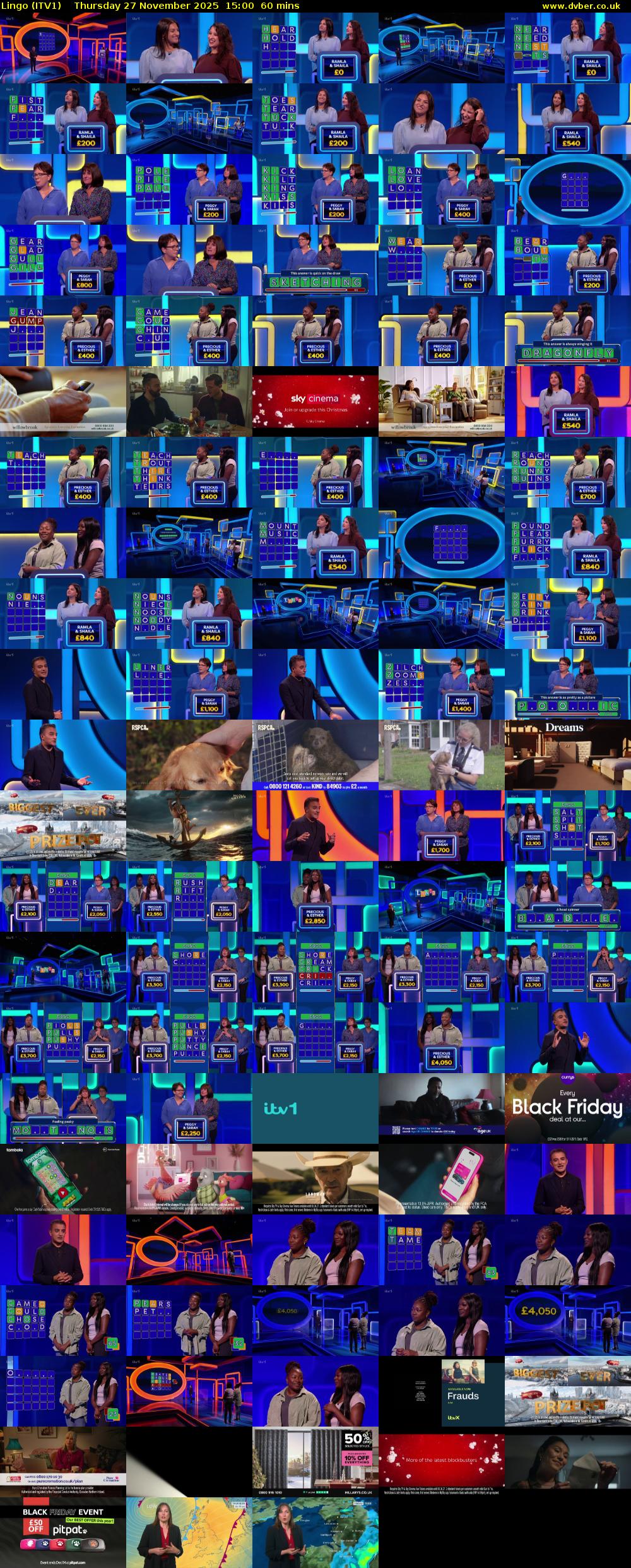 Lingo (ITV1) Thursday 27 November 2025 15:00 - 16:00