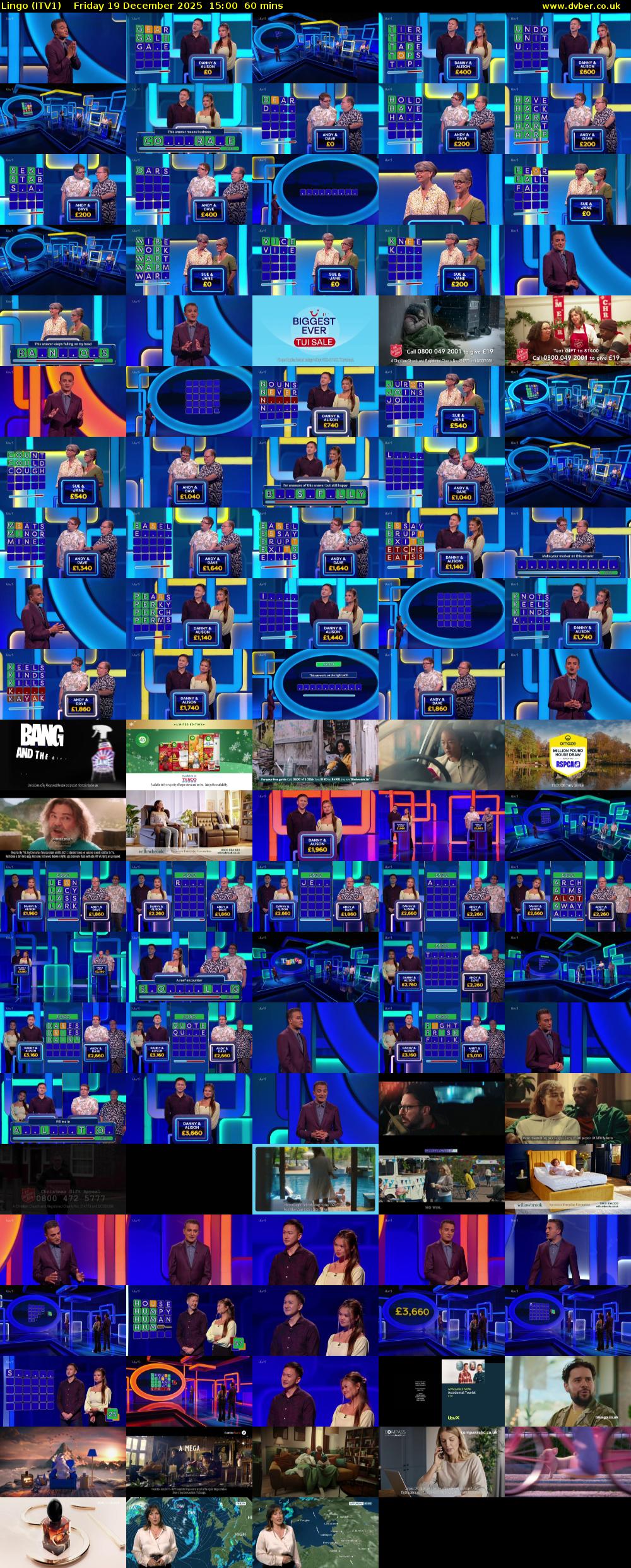 Lingo (ITV1) Friday 19 December 2025 15:00 - 16:00