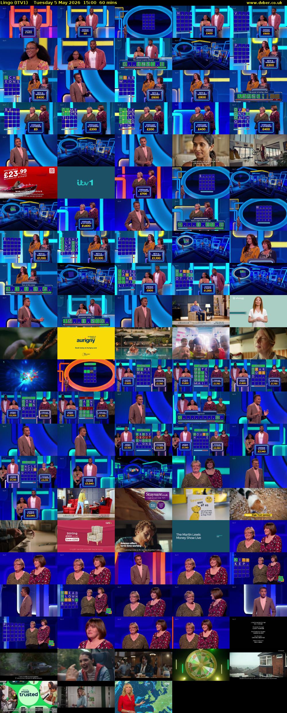 Lingo (ITV1) Tuesday 5 May 2026 15:00 - 16:00