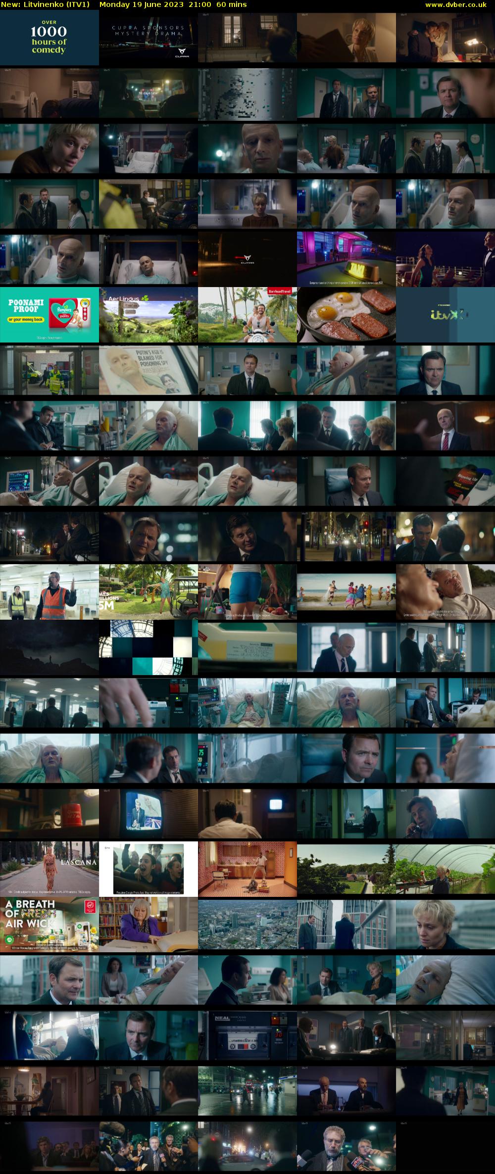 Litvinenko (ITV1) Monday 19 June 2023 21:00 - 22:00