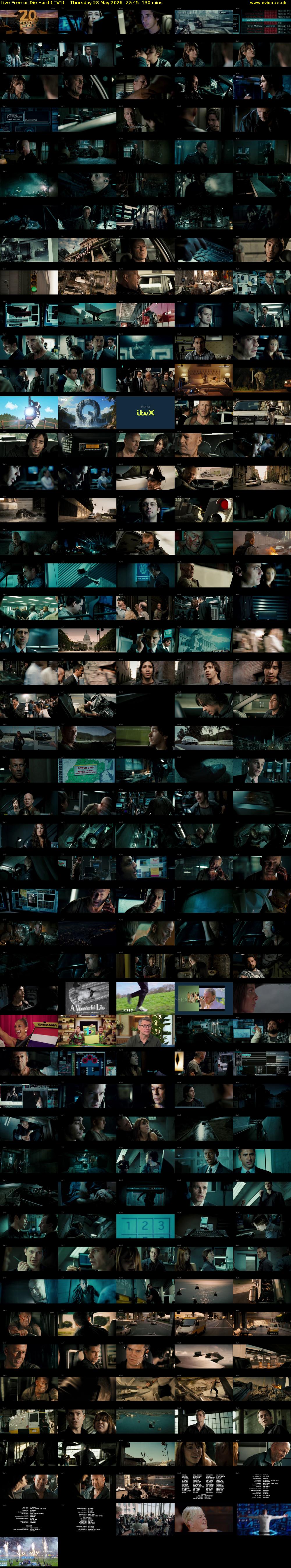 Live Free or Die Hard (ITV1) Thursday 28 May 2026 22:45 - 00:55