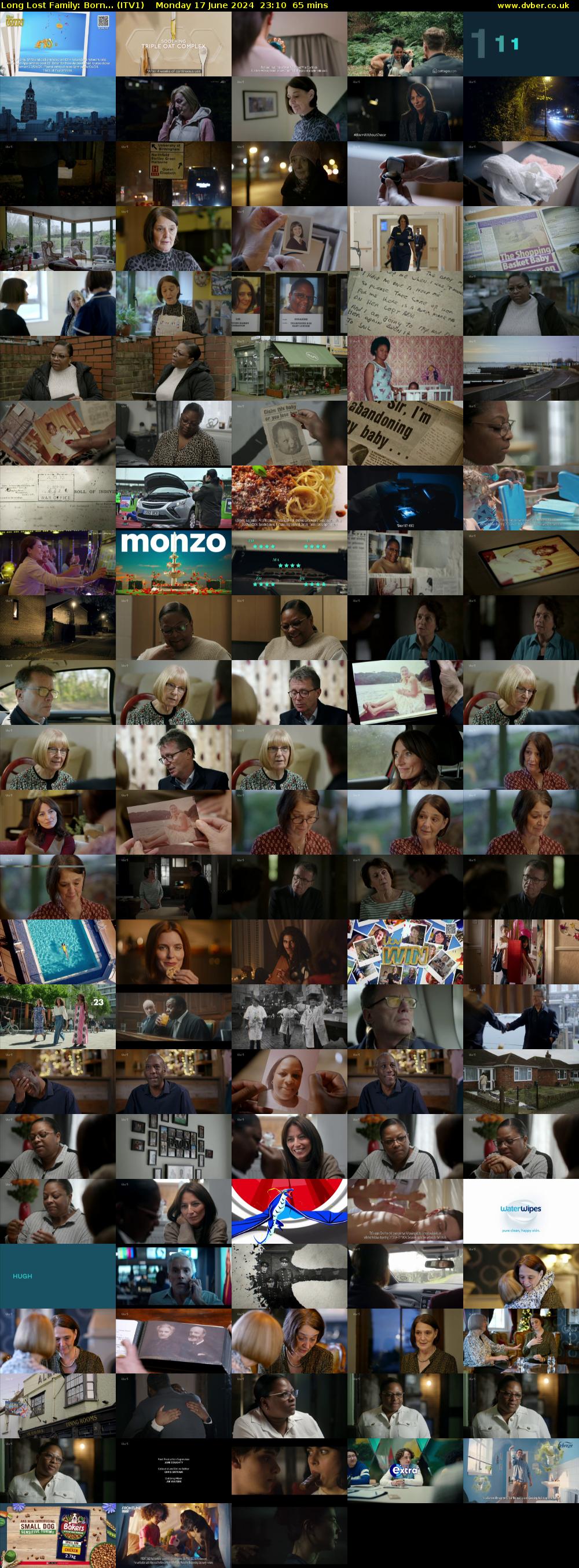 Long Lost Family: Born... (ITV1) Monday 17 June 2024 23:10 - 00:15