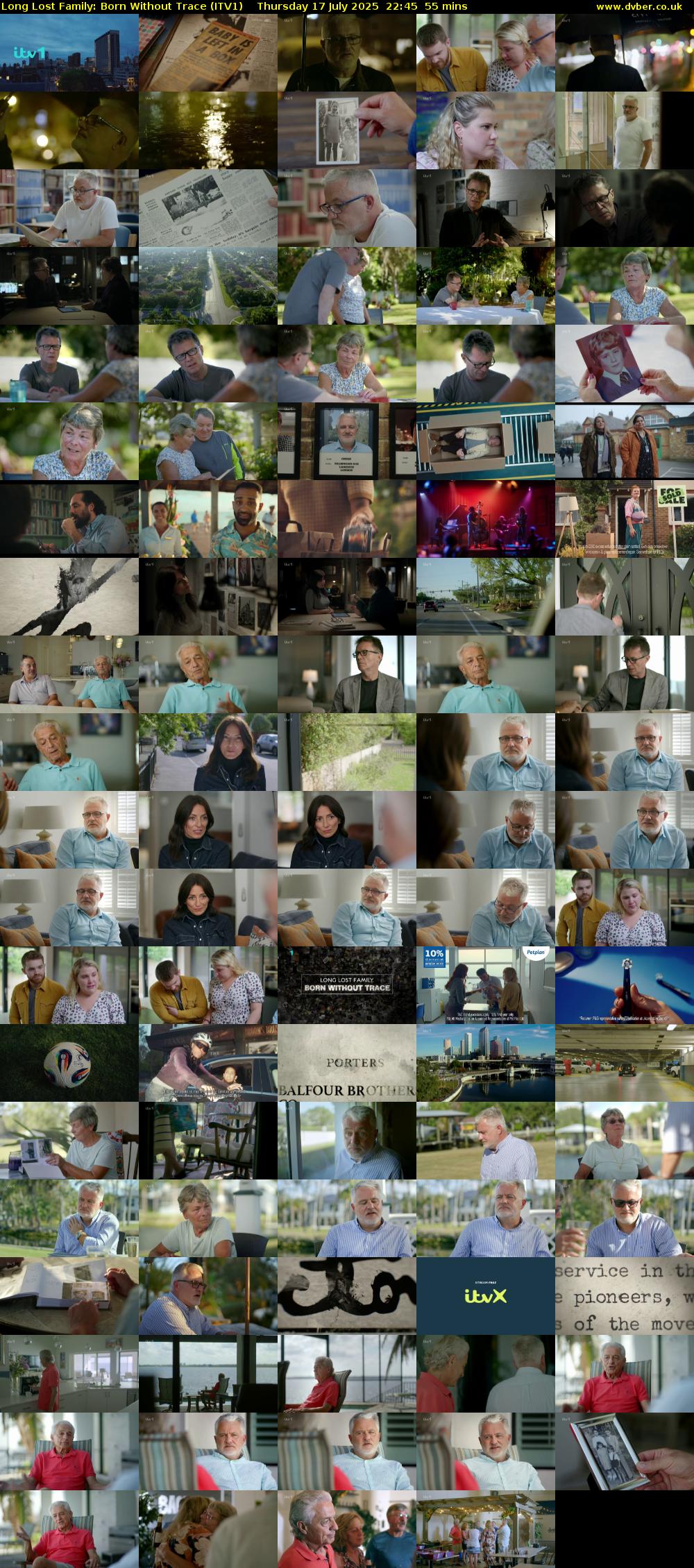 Long Lost Family: Born Without Trace (ITV1) Thursday 17 July 2025 22:45 - 23:40