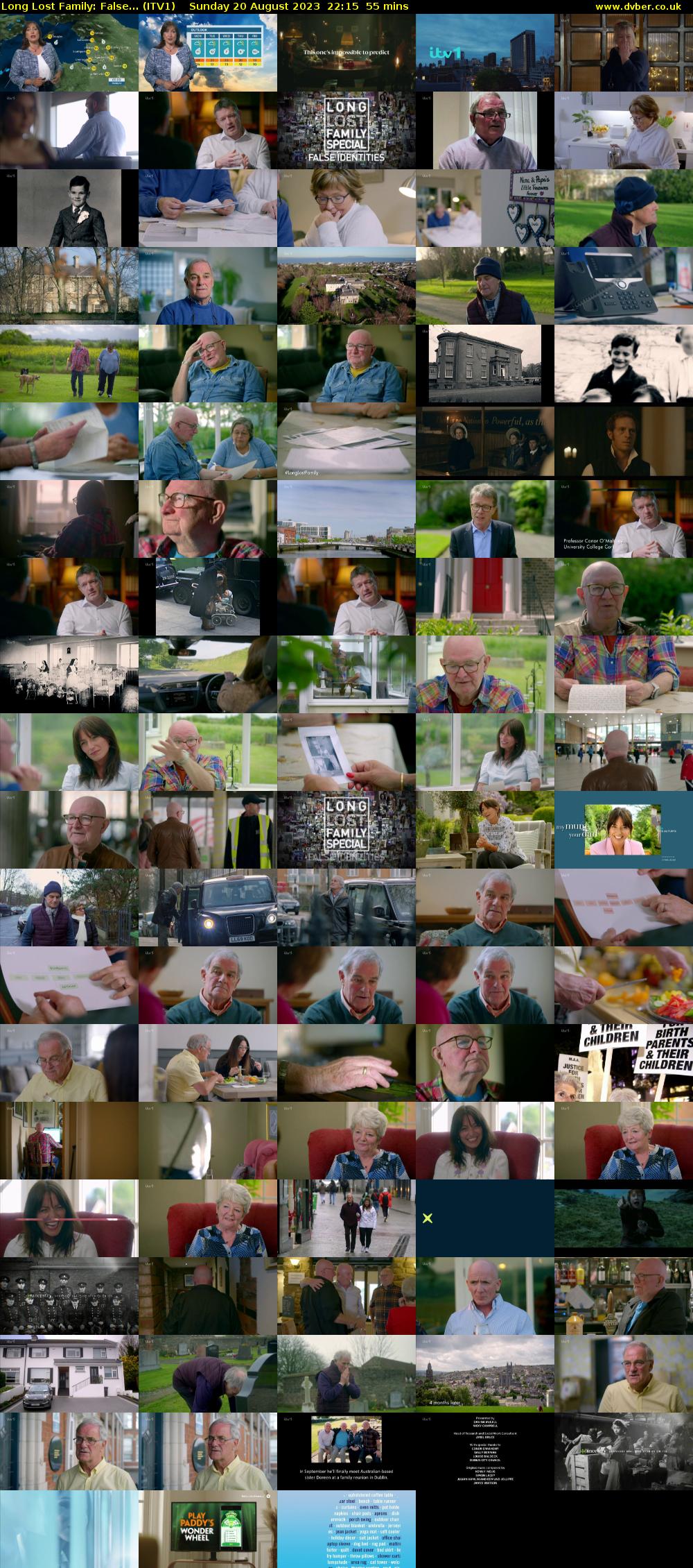 Long Lost Family: False... (ITV1) Sunday 20 August 2023 22:15 - 23:10