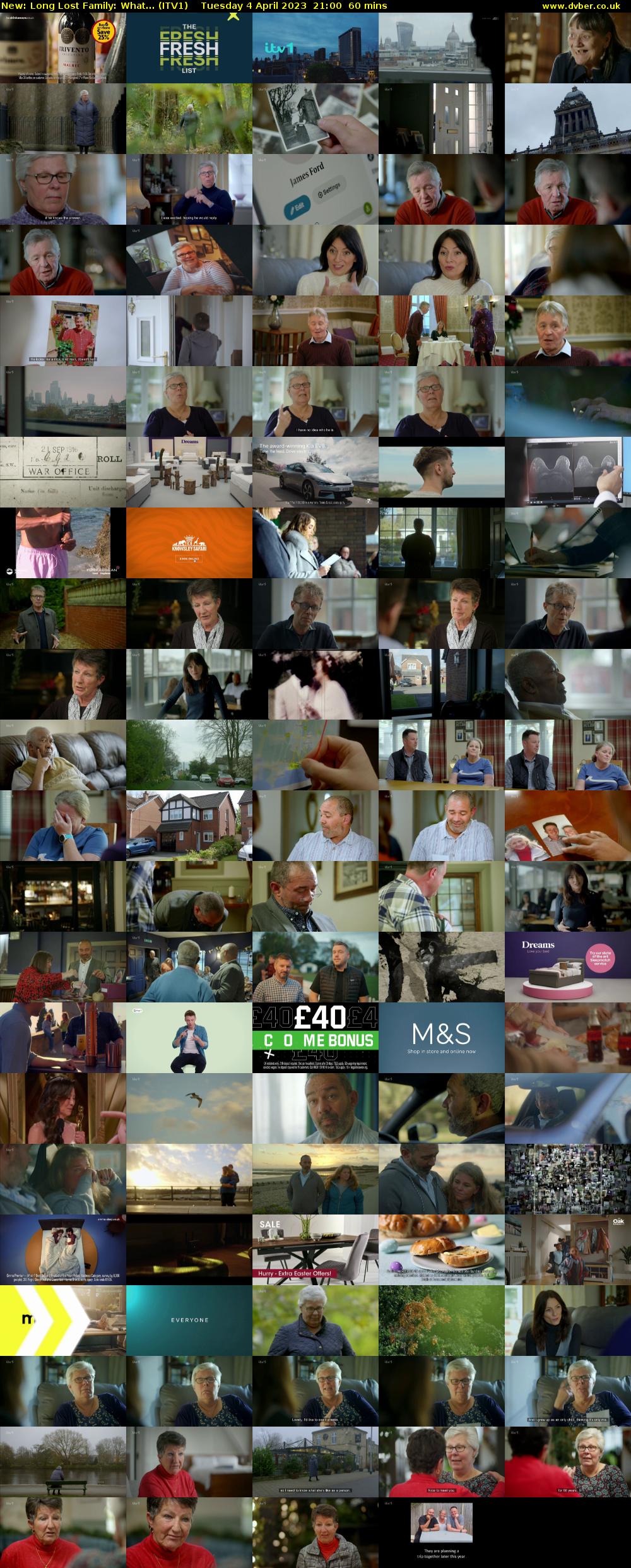 Long Lost Family: What... (ITV1) Tuesday 4 April 2023 21:00 - 22:00