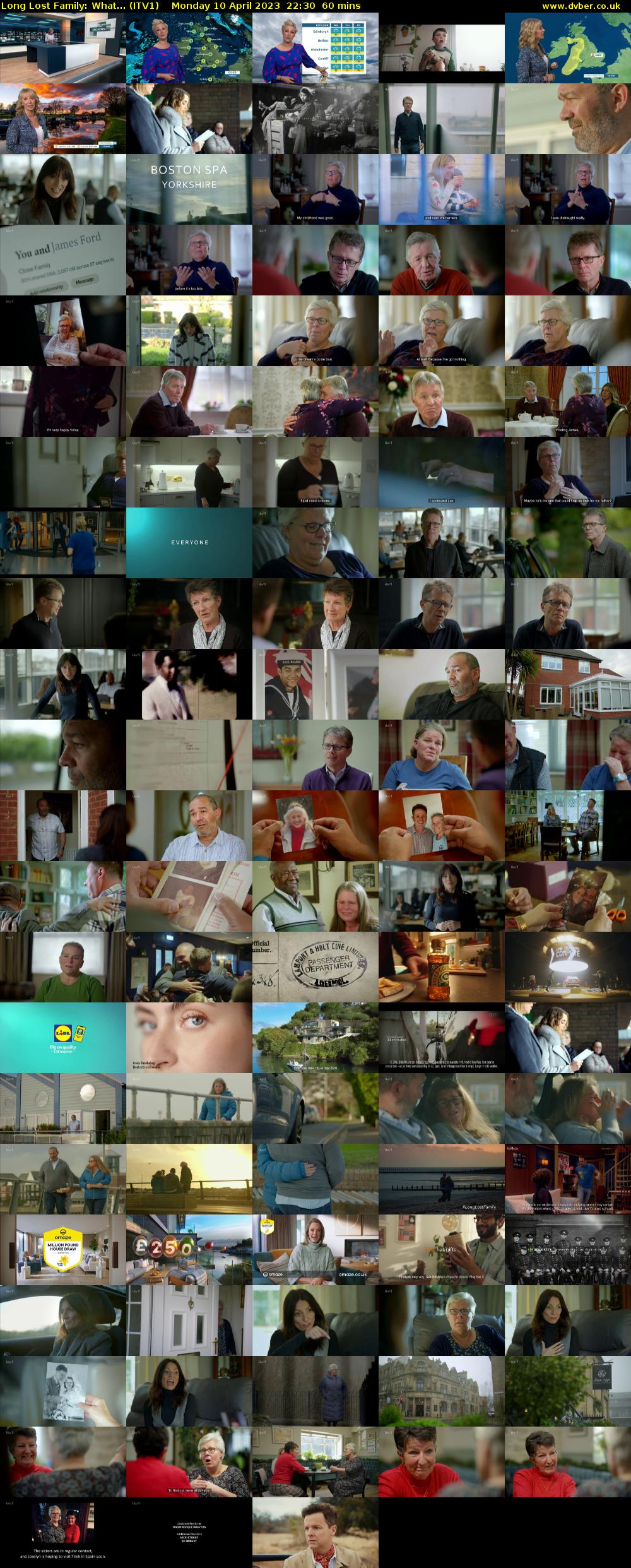 Long Lost Family: What... (ITV1) Monday 10 April 2023 22:30 - 23:30