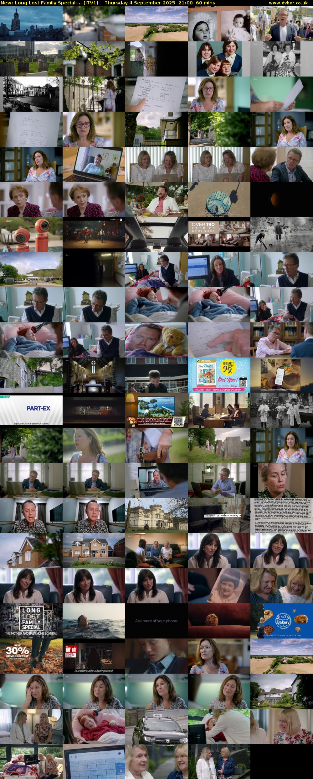 Long Lost Family Special:... (ITV1) Thursday 4 September 2025 21:00 - 22:00