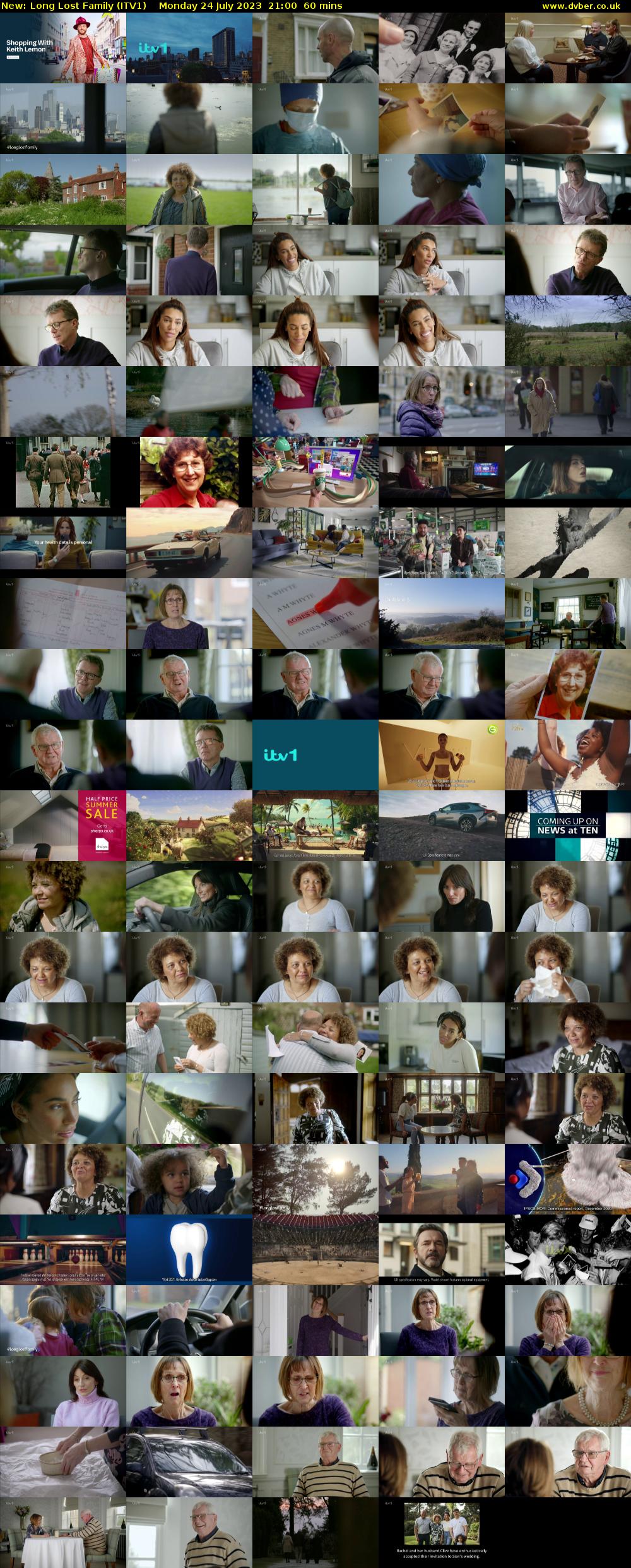 Long Lost Family (ITV1) Monday 24 July 2023 21:00 - 22:00