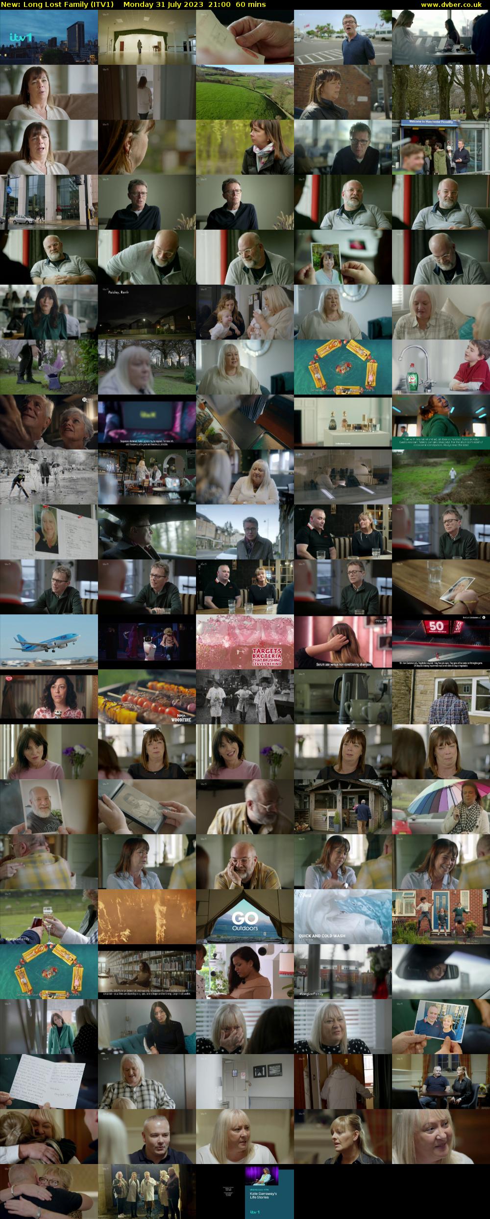 Long Lost Family (ITV1) Monday 31 July 2023 21:00 - 22:00