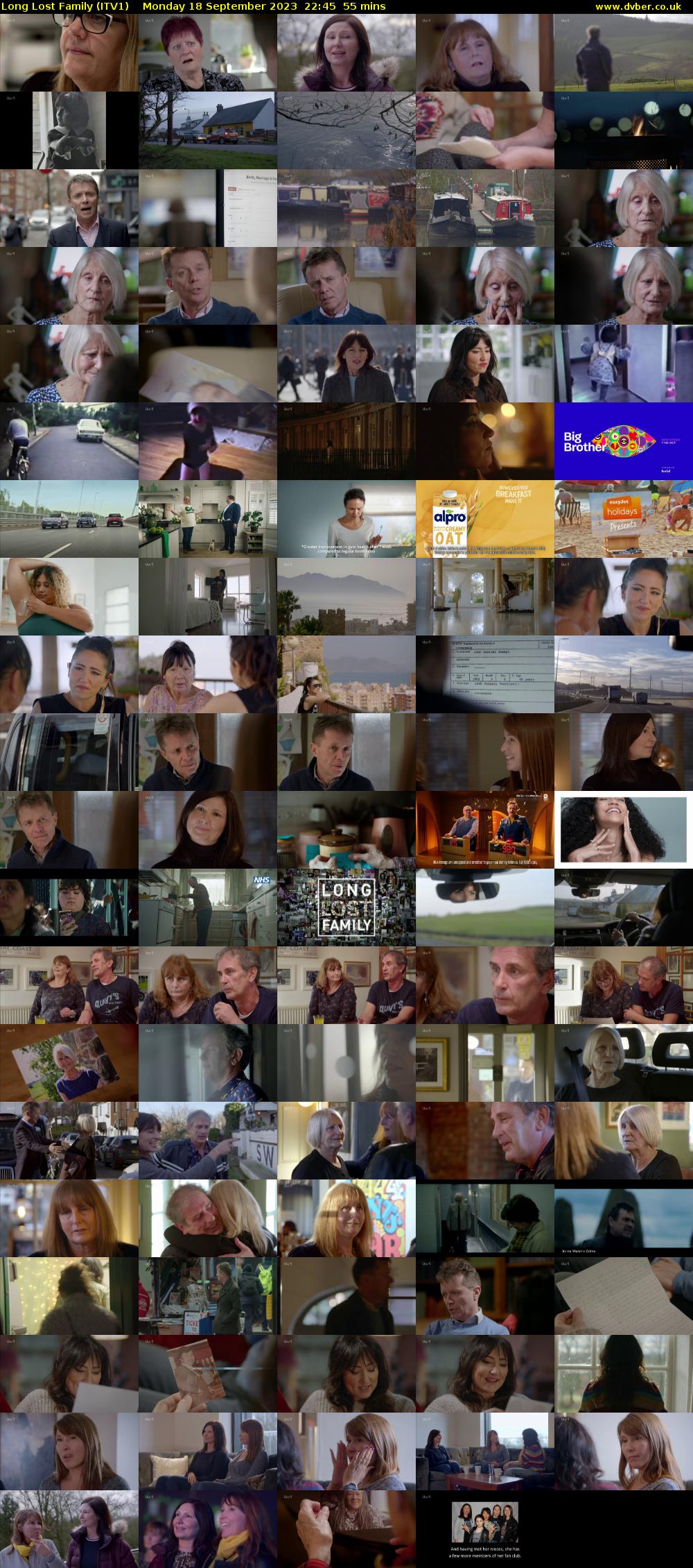 Long Lost Family (ITV1) Monday 18 September 2023 22:45 - 23:40