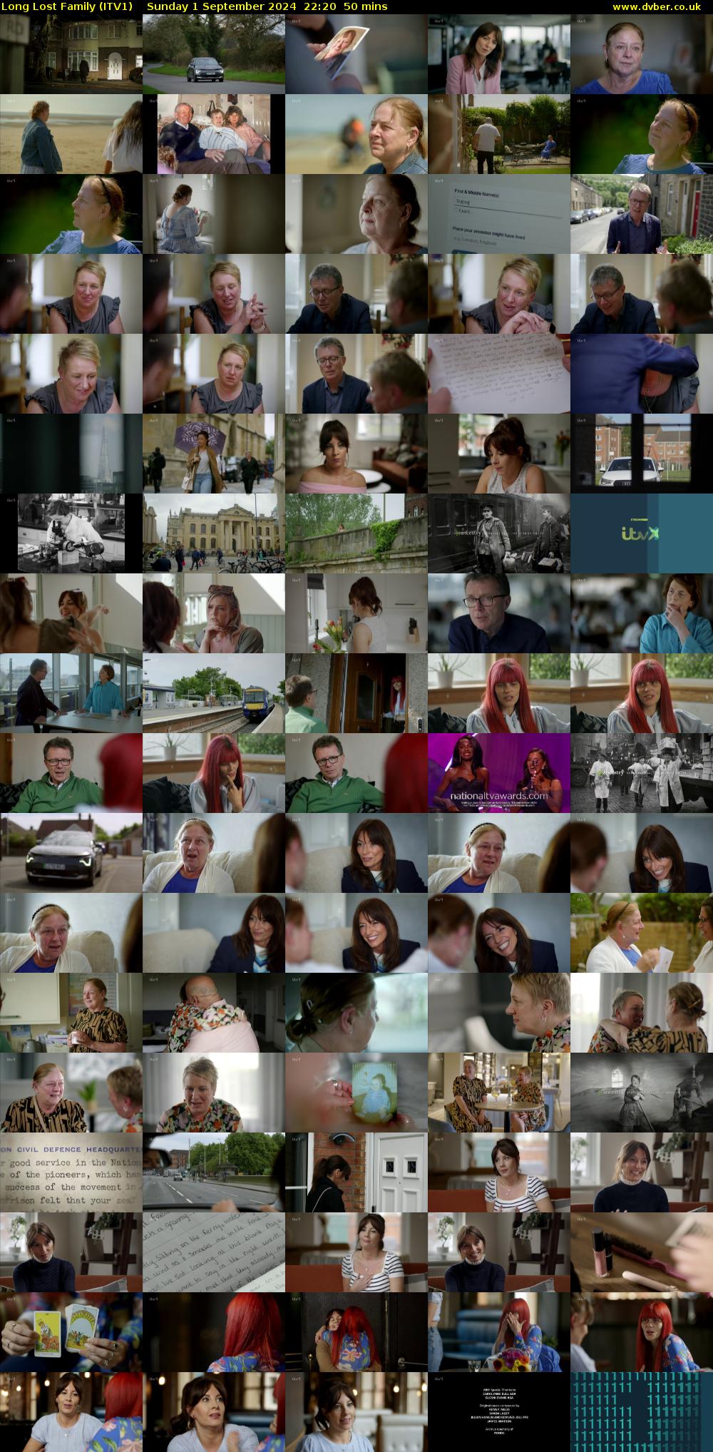 Long Lost Family (ITV1) Sunday 1 September 2024 22:20 - 23:10