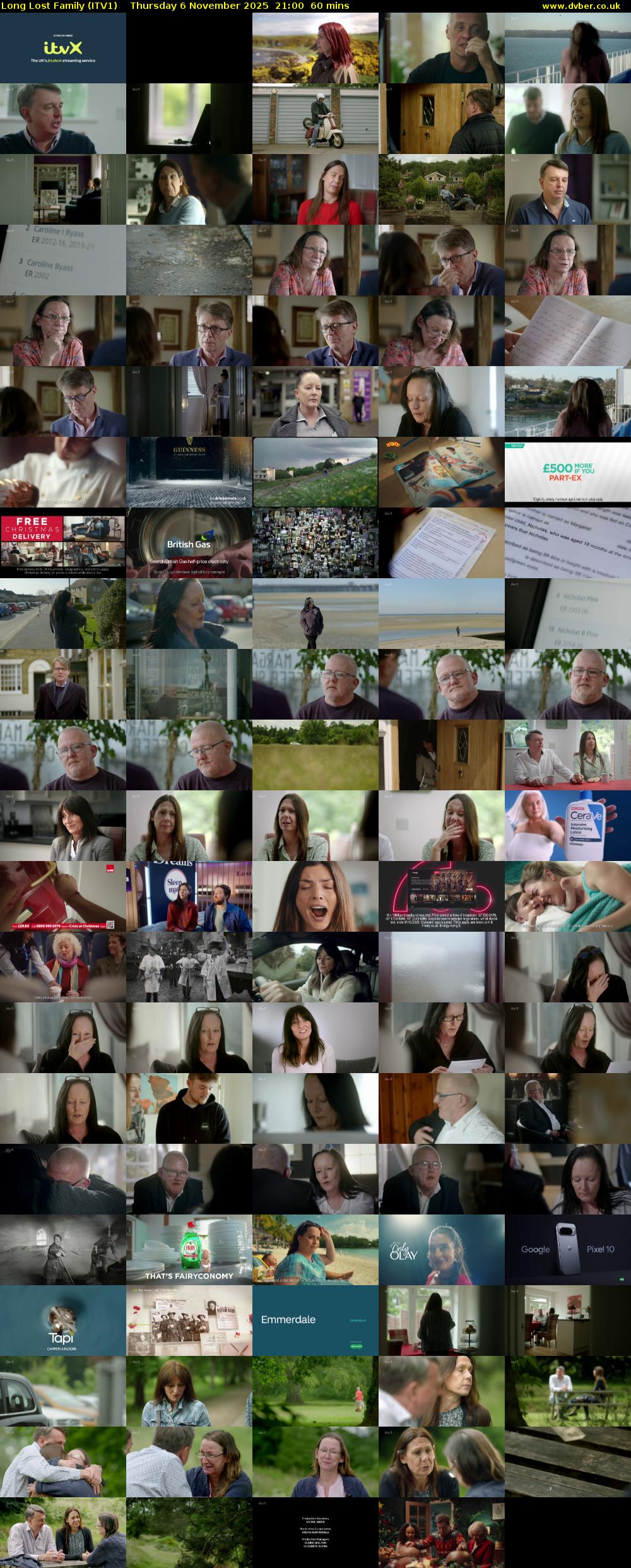 Long Lost Family (ITV1) Thursday 6 November 2025 21:00 - 22:00