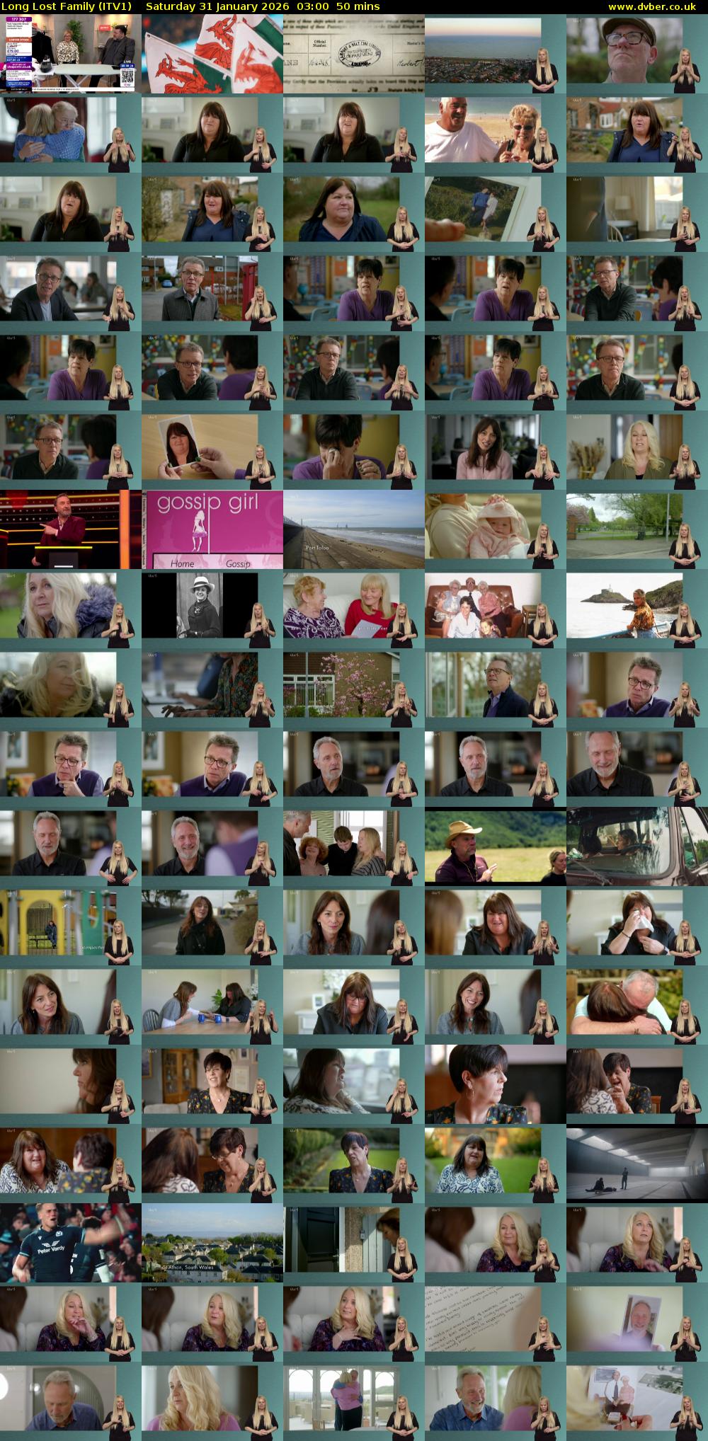 Long Lost Family (ITV1) Saturday 31 January 2026 03:00 - 03:50