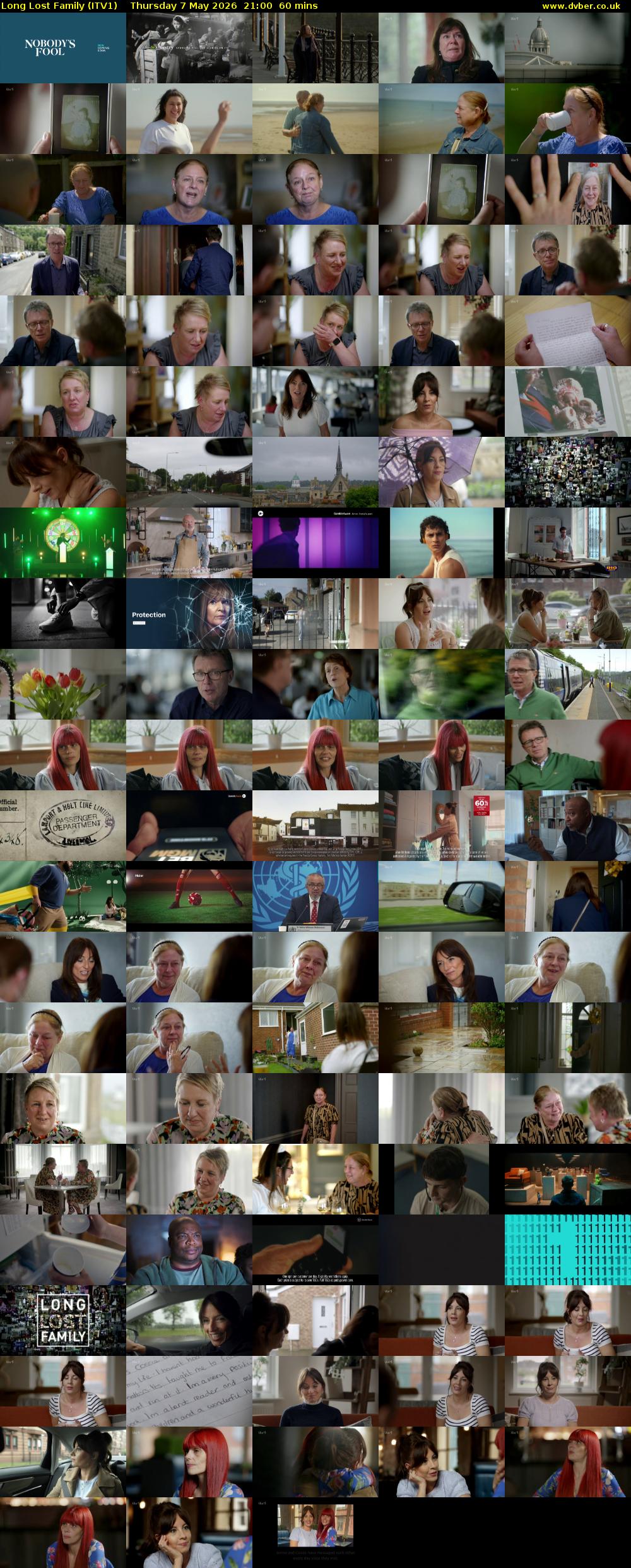 Long Lost Family (ITV1) Thursday 7 May 2026 21:00 - 22:00