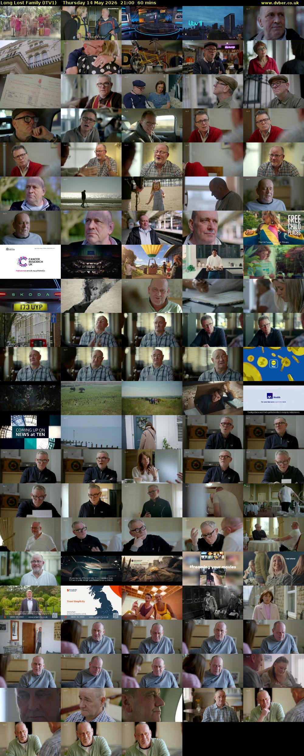 Long Lost Family (ITV1) Thursday 14 May 2026 21:00 - 22:00