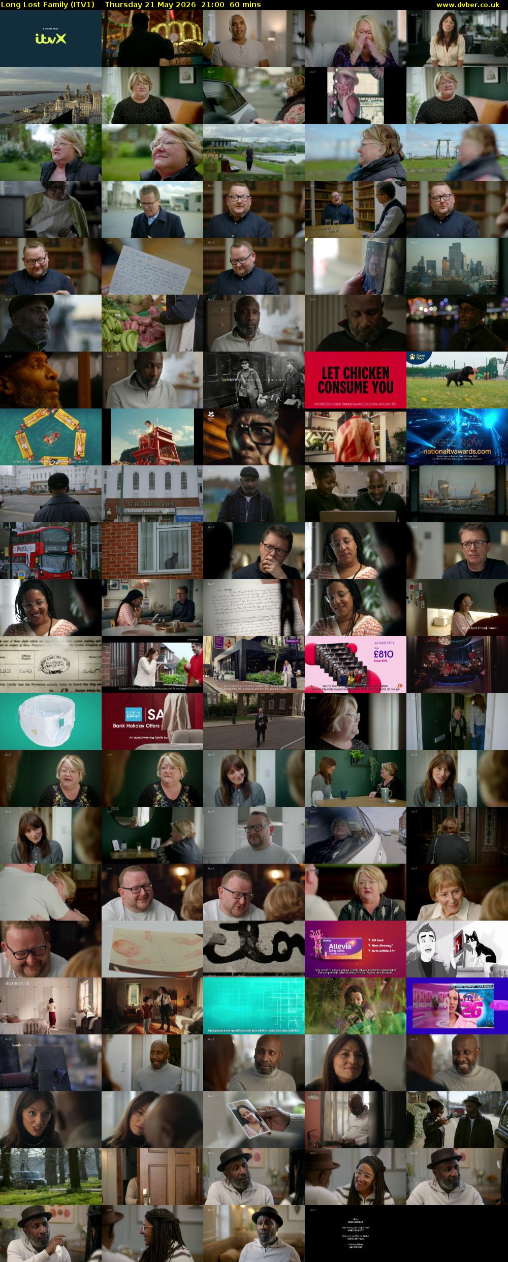 Long Lost Family (ITV1) Thursday 21 May 2026 21:00 - 22:00