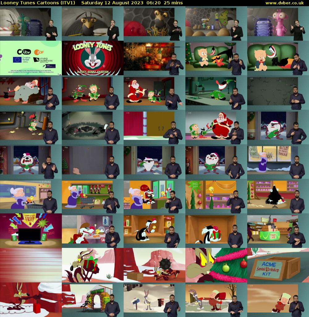 Looney Tunes Cartoons (ITV1) Saturday 12 August 2023 06:20 - 06:45