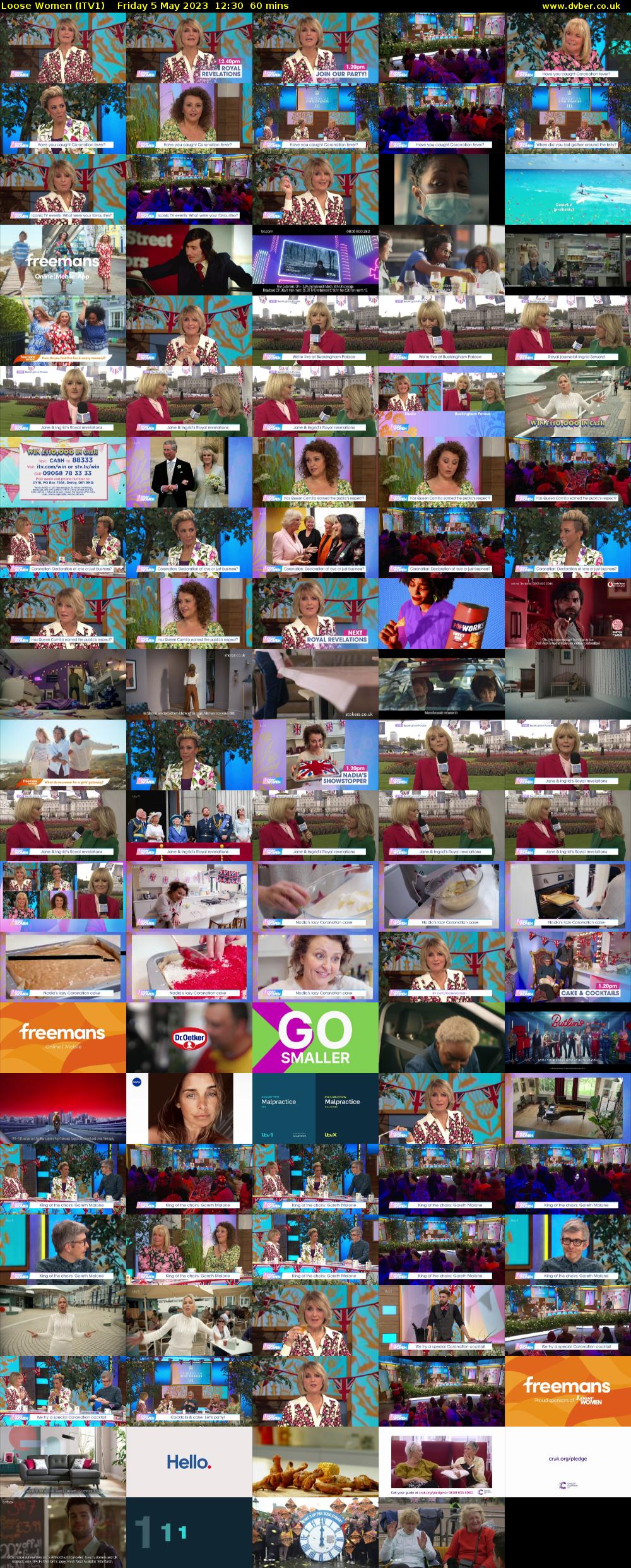 Loose Women (ITV1) Friday 5 May 2023 12:30 - 13:30