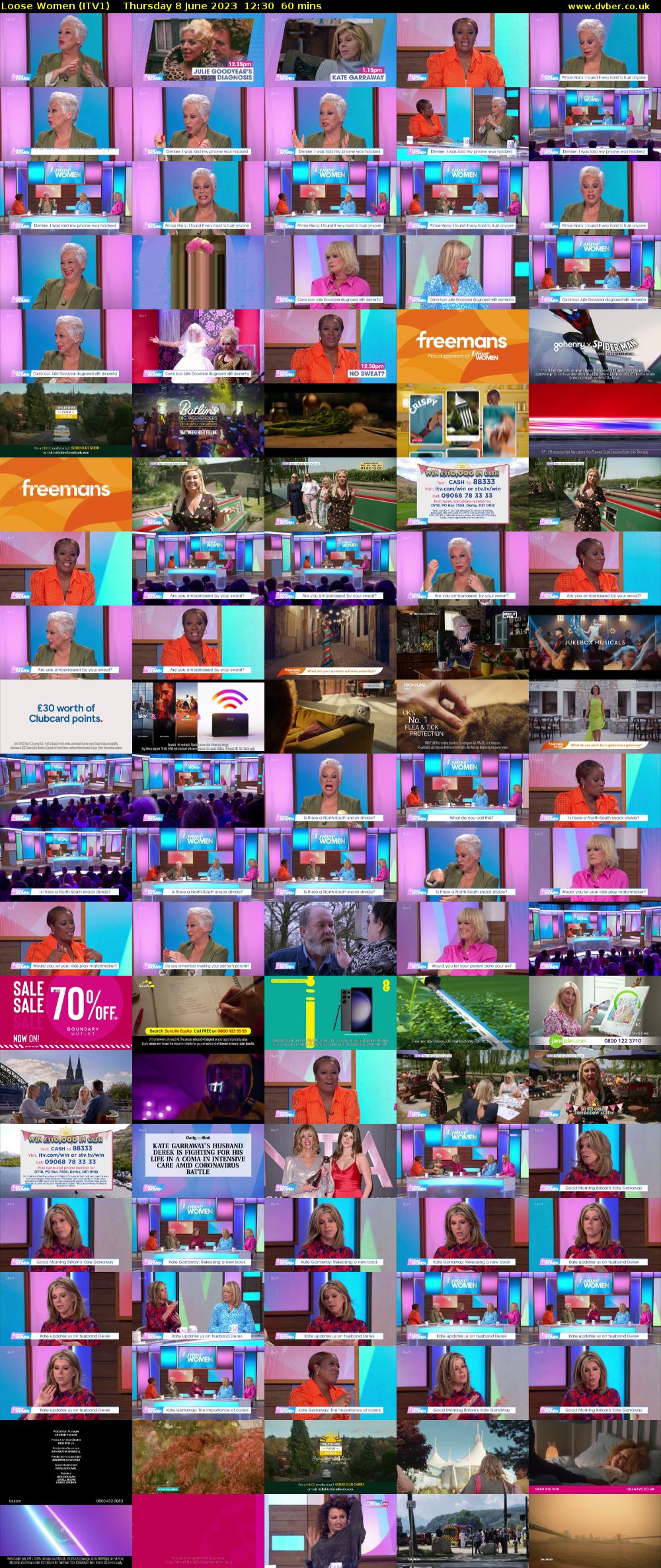 Loose Women (ITV1) Thursday 8 June 2023 12:30 - 13:30