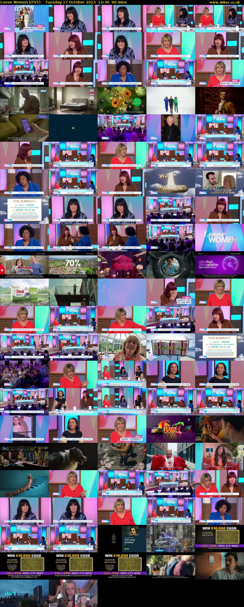 Loose Women (ITV1) Tuesday 17 October 2023 12:30 - 13:30