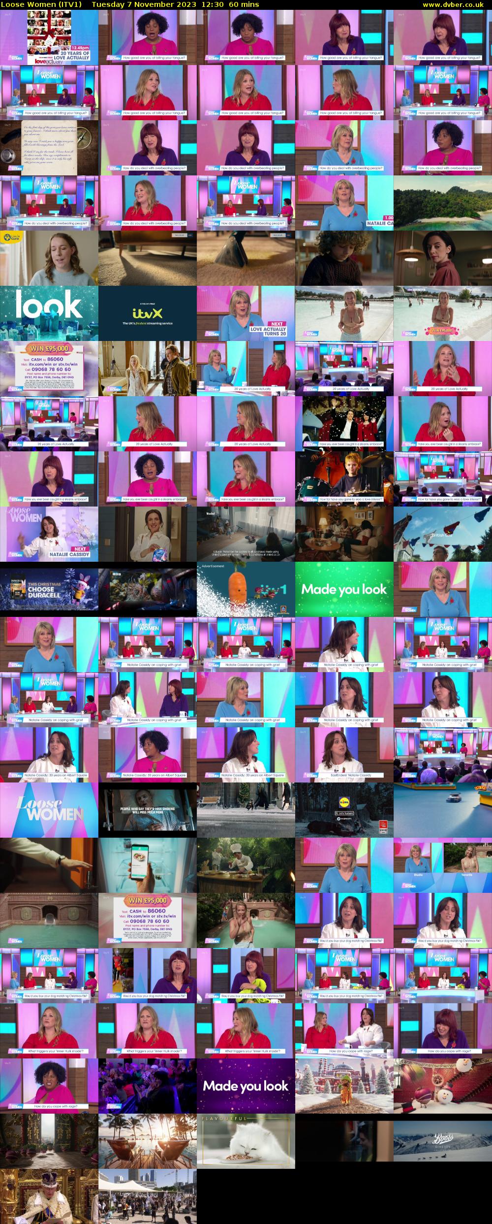 Loose Women (ITV1) Tuesday 7 November 2023 12:30 - 13:30