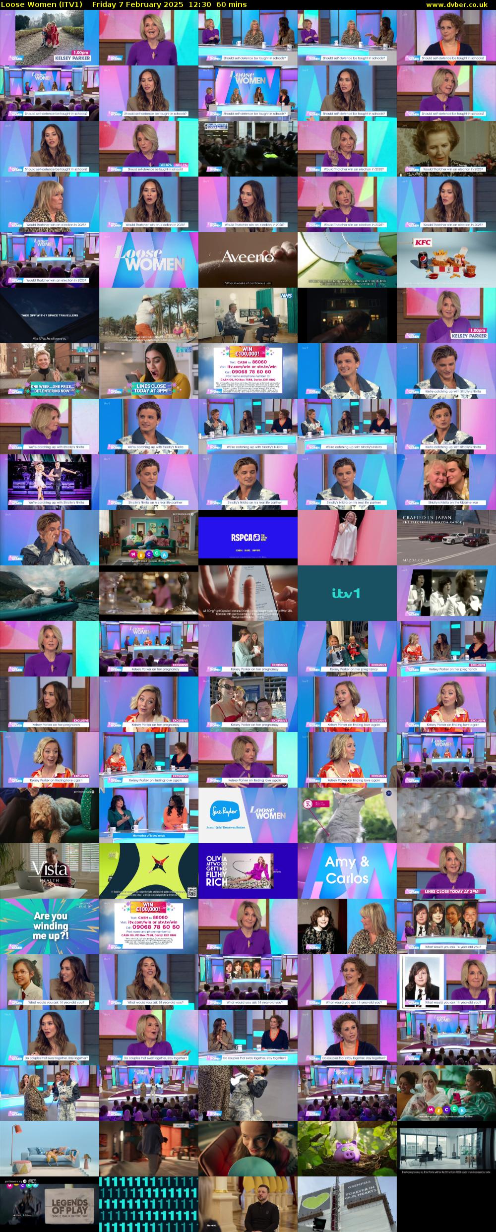Loose Women (ITV1) Friday 7 February 2025 12:30 - 13:30