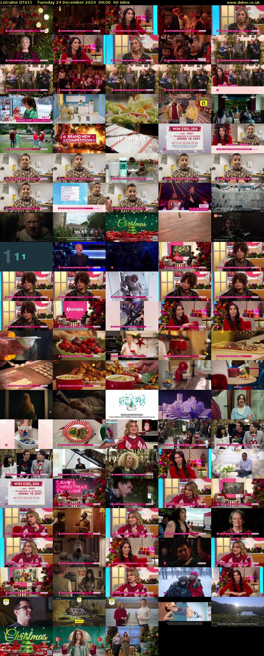 Lorraine (ITV1) Tuesday 24 December 2024 09:00 - 10:00
