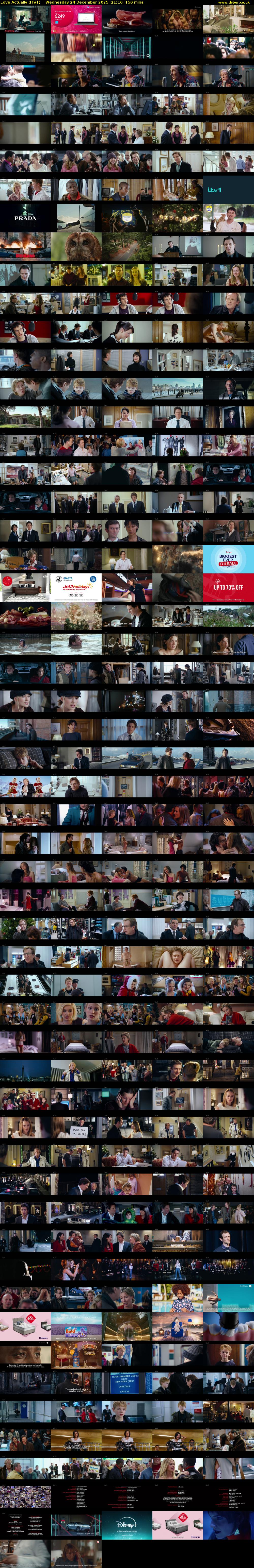 Love Actually (ITV1) Wednesday 24 December 2025 21:10 - 23:40