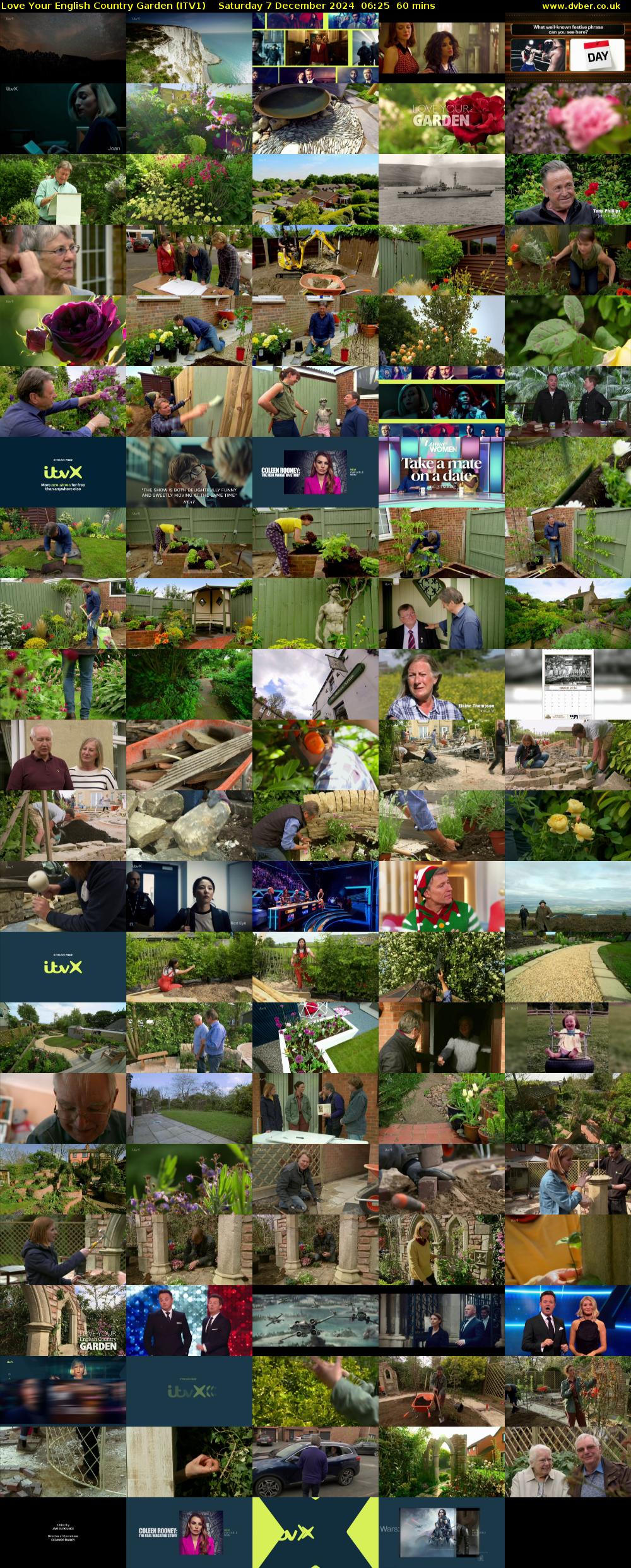 Love Your English Country Garden (ITV1) Saturday 7 December 2024 06:25 - 07:25