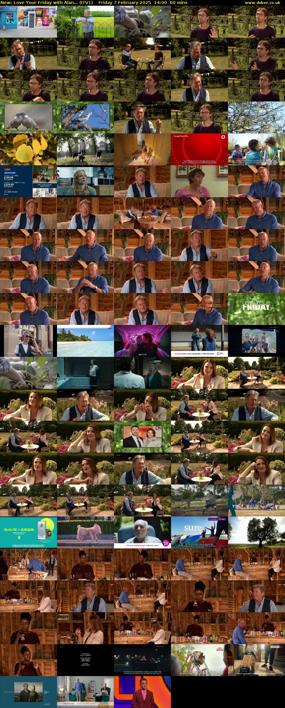 Love Your Friday with Alan... (ITV1) Friday 7 February 2025 14:00 - 15:00