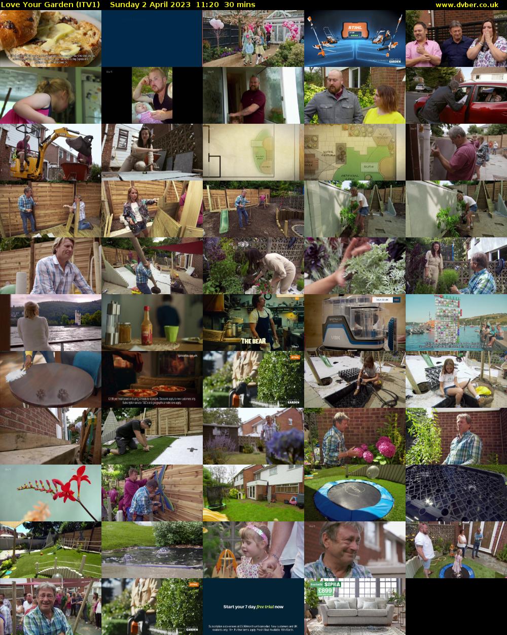 Love Your Garden (ITV1) Sunday 2 April 2023 11:20 - 11:50