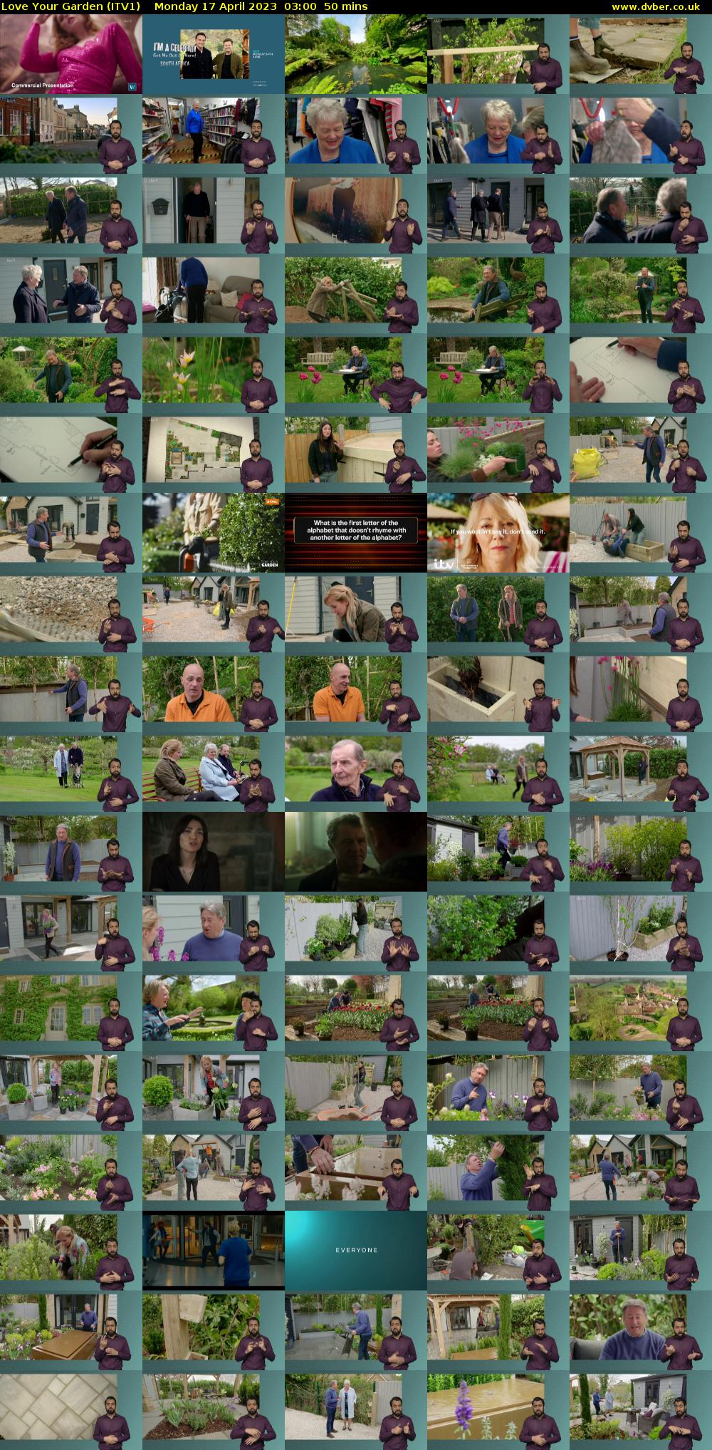 Love Your Garden (ITV1) Monday 17 April 2023 03:00 - 03:50