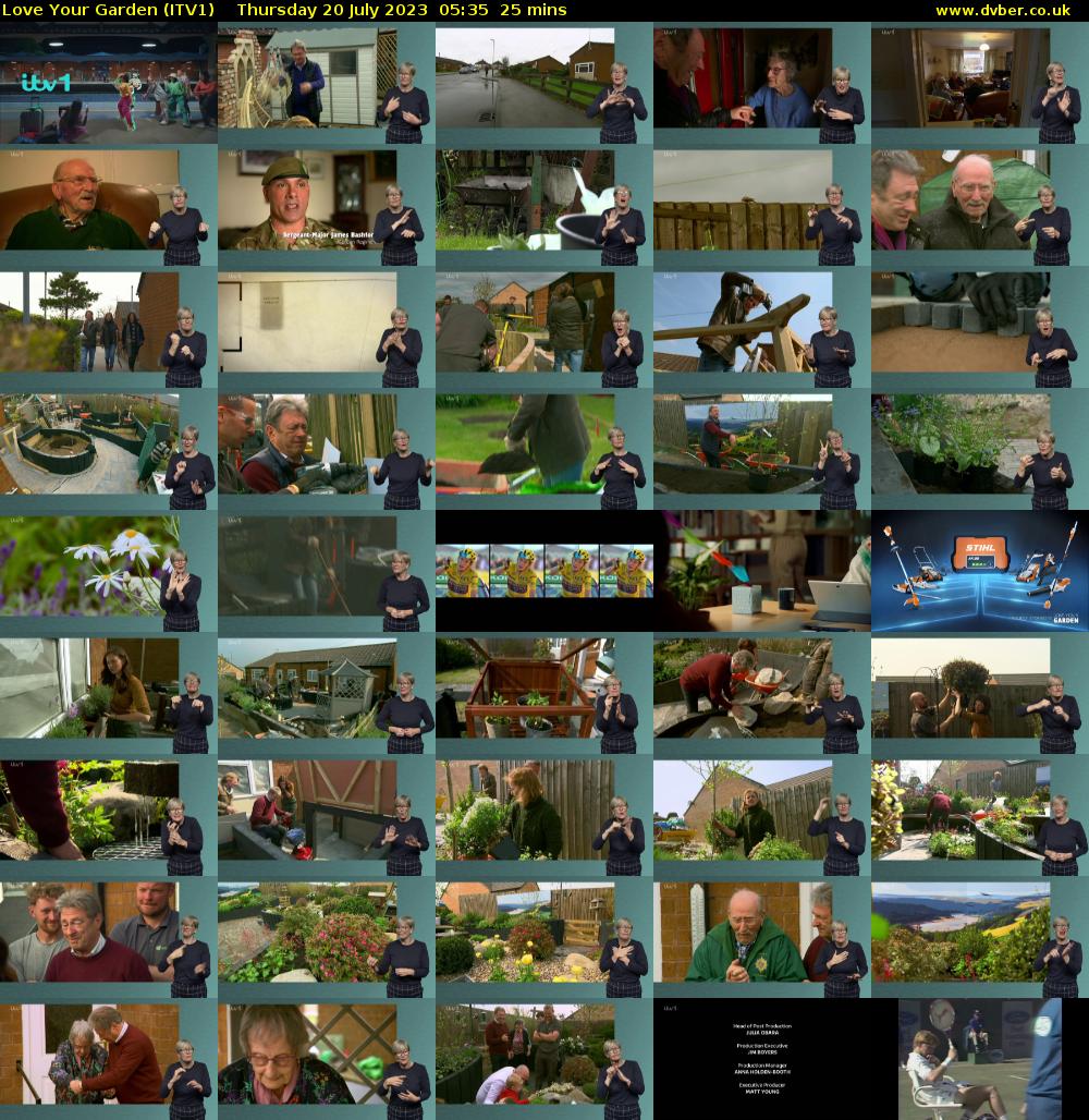 Love Your Garden (ITV1) Thursday 20 July 2023 05:35 - 06:00