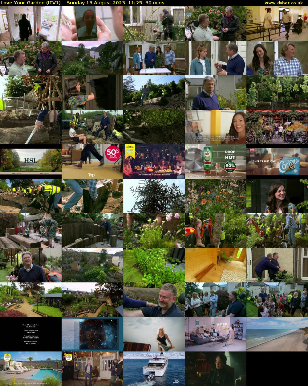 Love Your Garden (ITV1) Sunday 13 August 2023 11:25 - 11:55