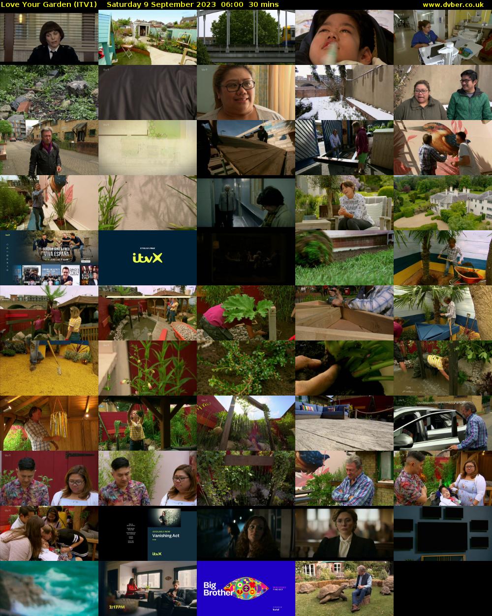 Love Your Garden (ITV1) Saturday 9 September 2023 06:00 - 06:30