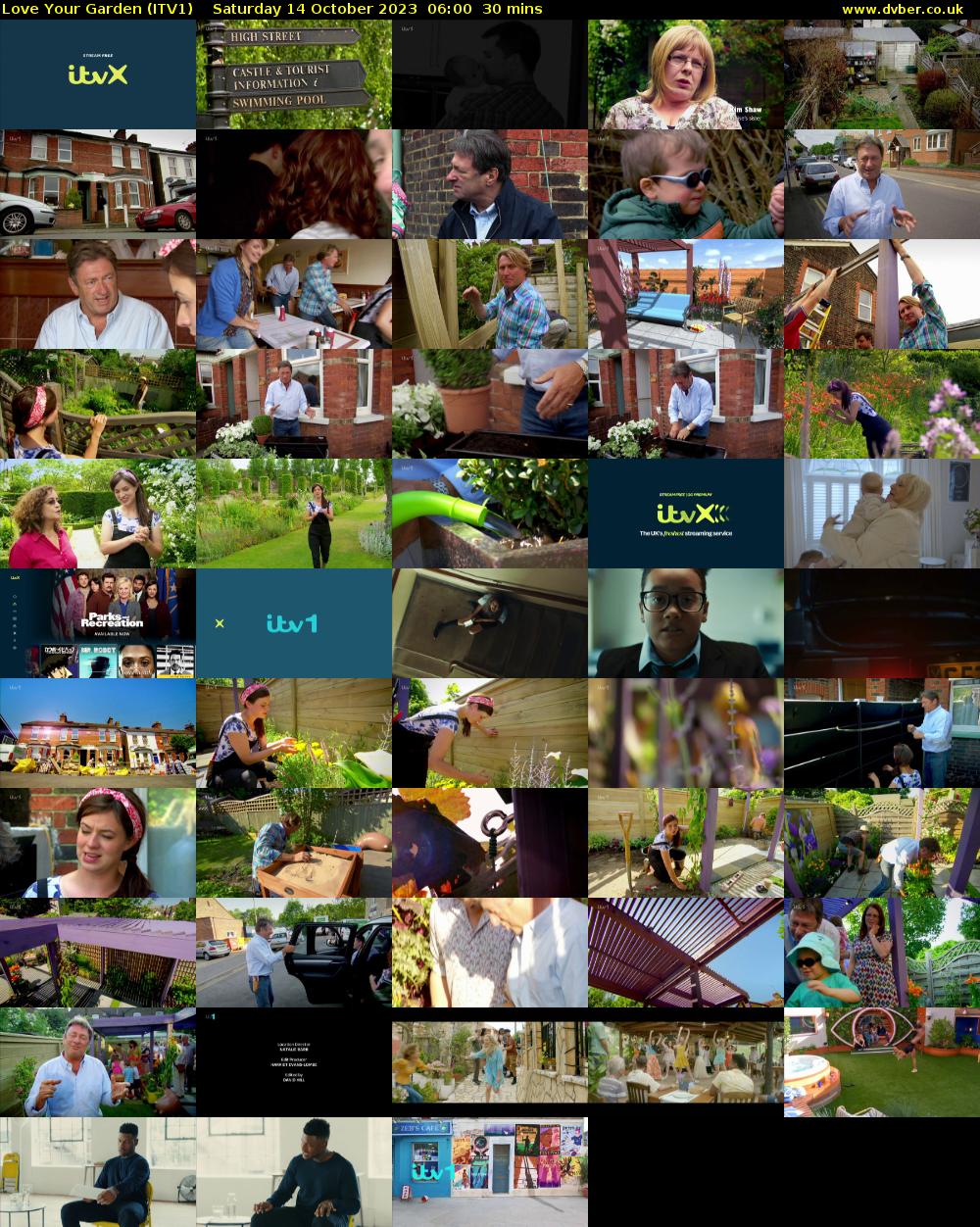 Love Your Garden (ITV1) Saturday 14 October 2023 06:00 - 06:30