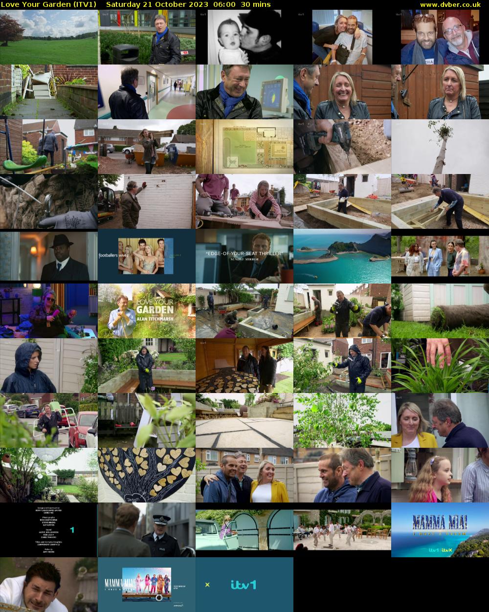 Love Your Garden (ITV1) Saturday 21 October 2023 06:00 - 06:30