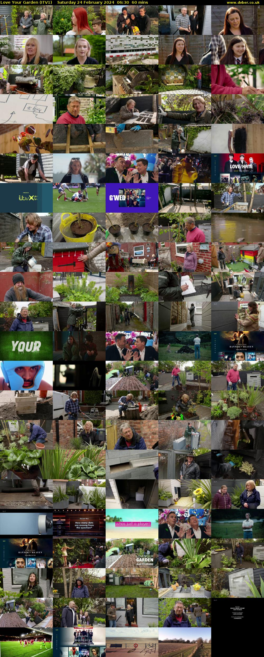 Love Your Garden (ITV1) Saturday 24 February 2024 06:30 - 07:30