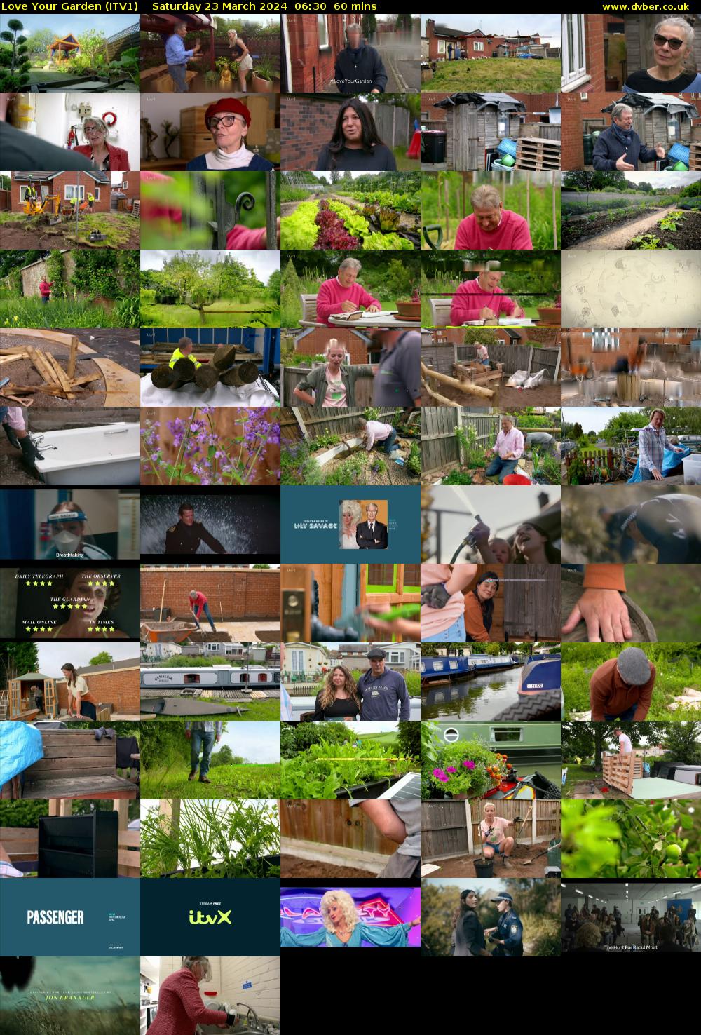 Love Your Garden (ITV1) Saturday 23 March 2024 06:30 - 07:30