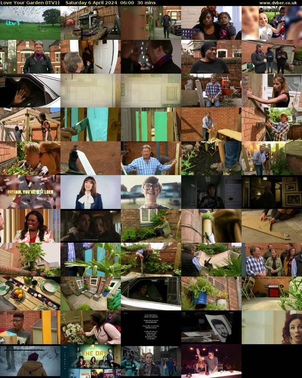 Love Your Garden (ITV1) Saturday 6 April 2024 06:00 - 06:30