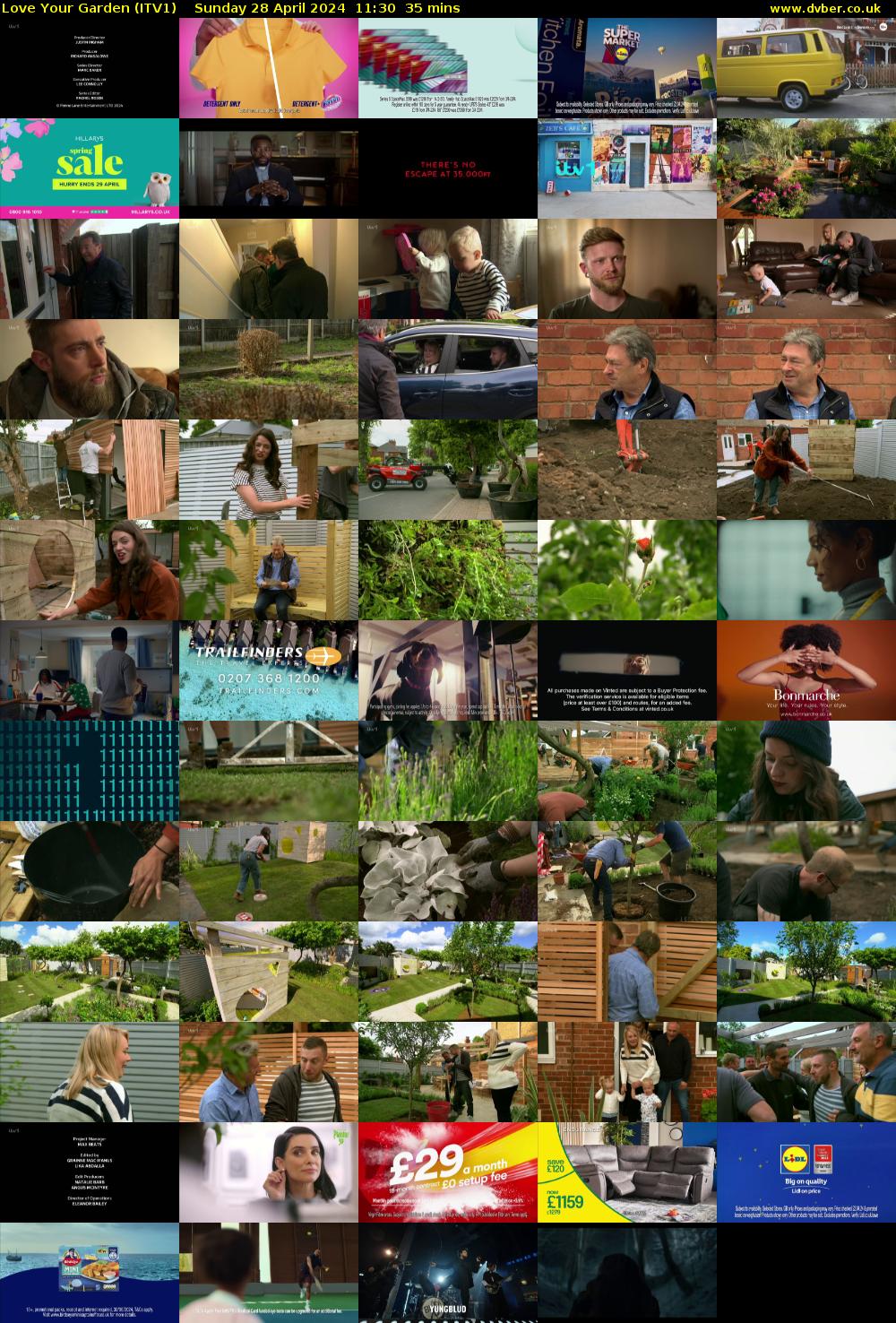 Love Your Garden (ITV1) Sunday 28 April 2024 11:30 - 12:05