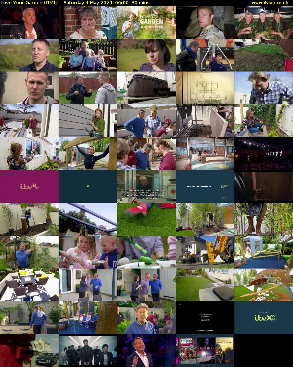 Love Your Garden (ITV1) Saturday 4 May 2024 06:00 - 06:30
