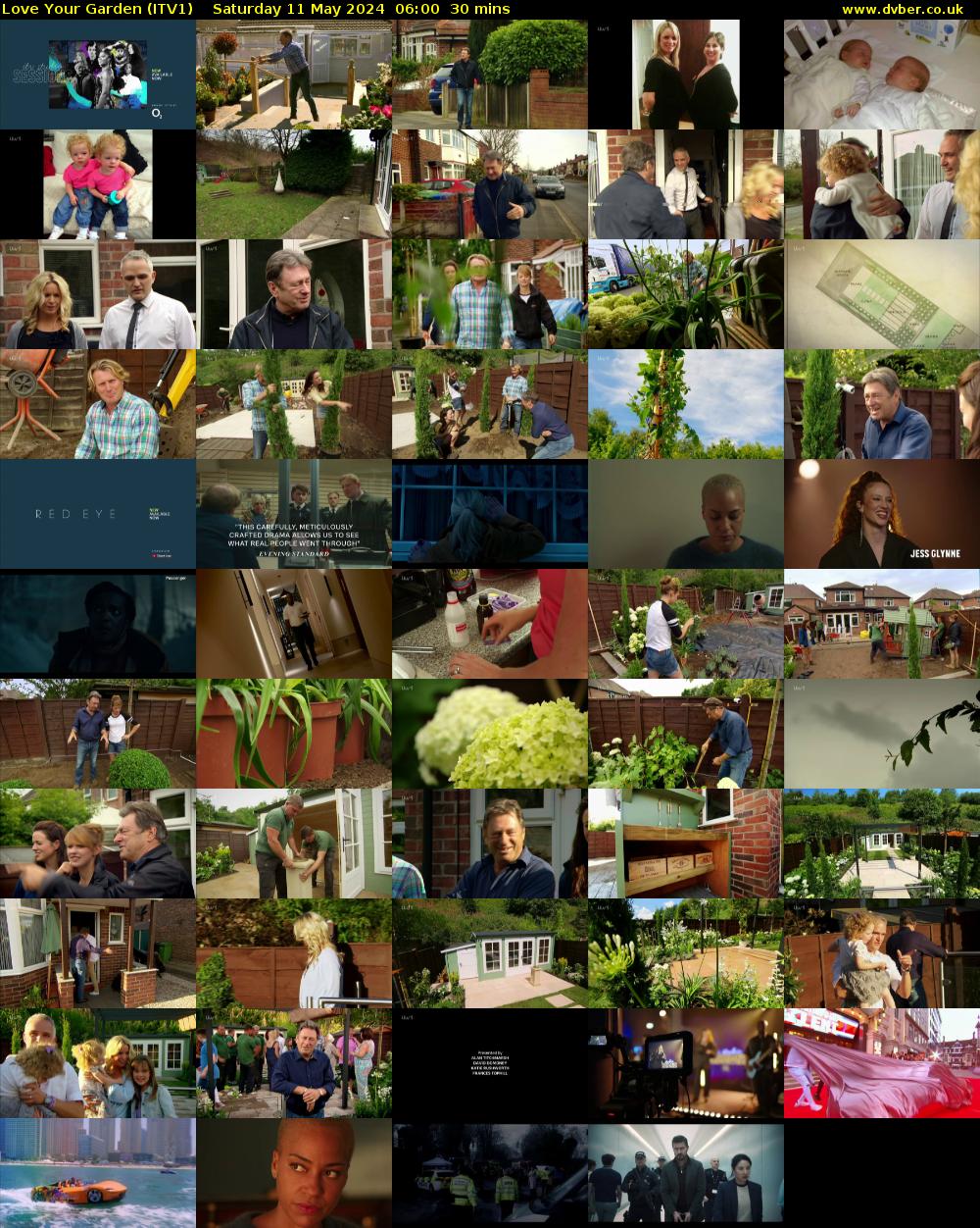 Love Your Garden (ITV1) Saturday 11 May 2024 06:00 - 06:30