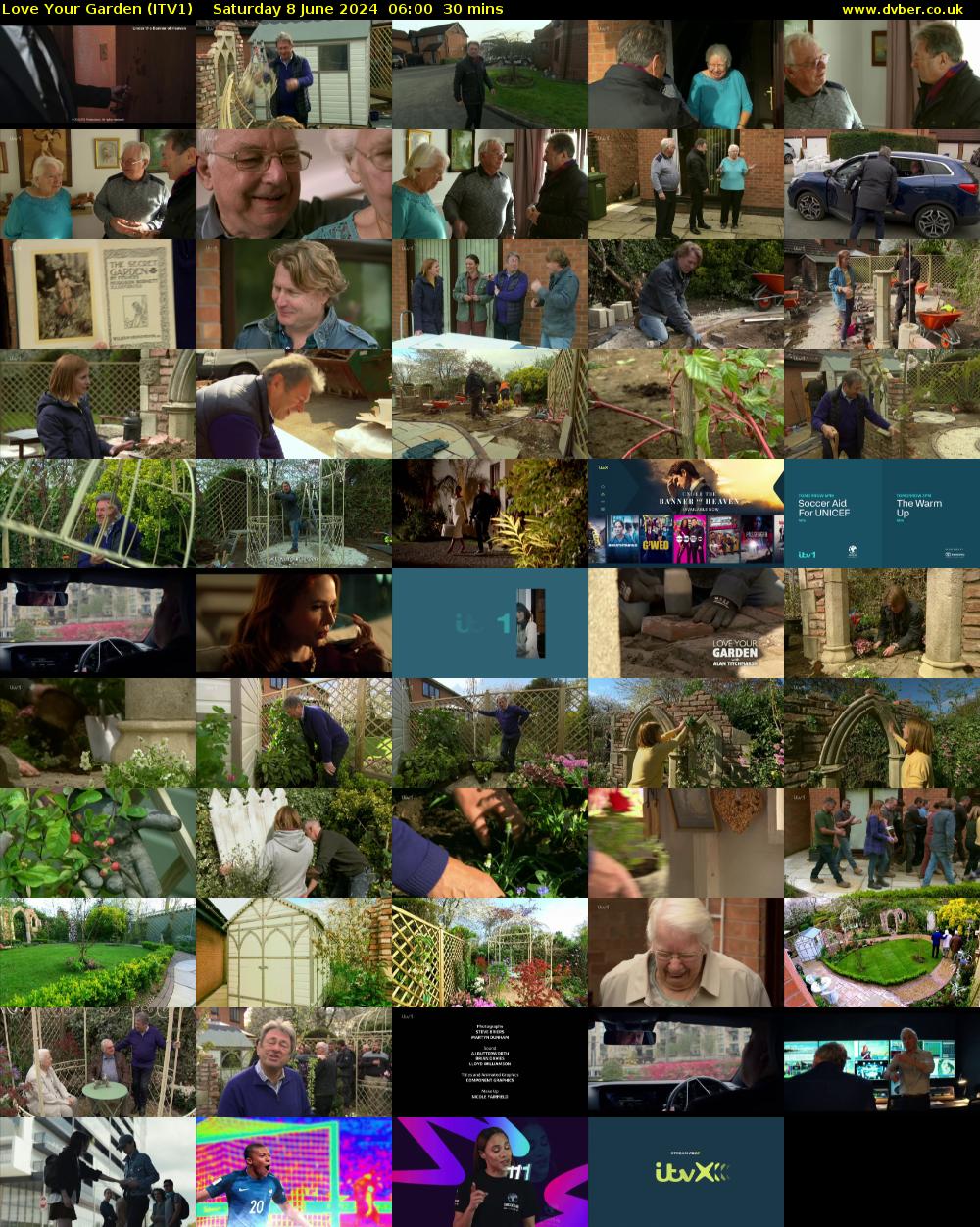 Love Your Garden (ITV1) Saturday 8 June 2024 06:00 - 06:30