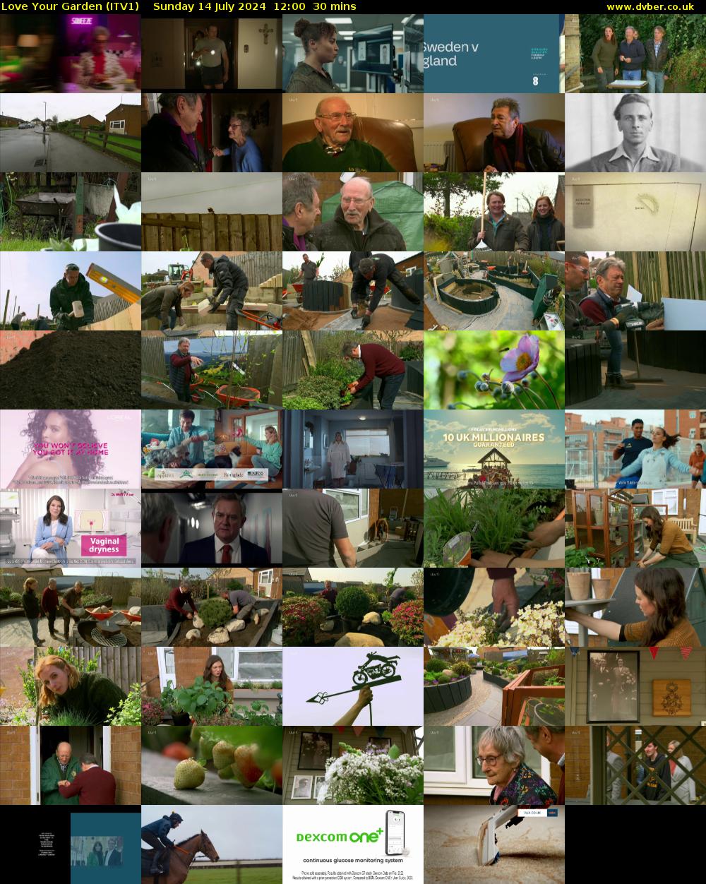Love Your Garden (ITV1) Sunday 14 July 2024 12:00 - 12:30