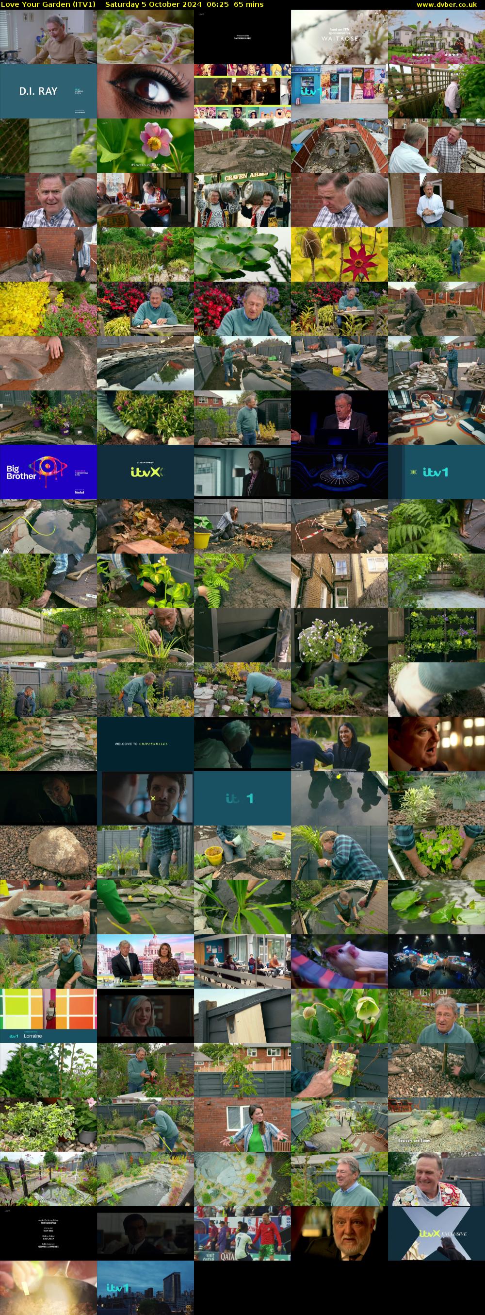 Love Your Garden (ITV1) Saturday 5 October 2024 06:25 - 07:30