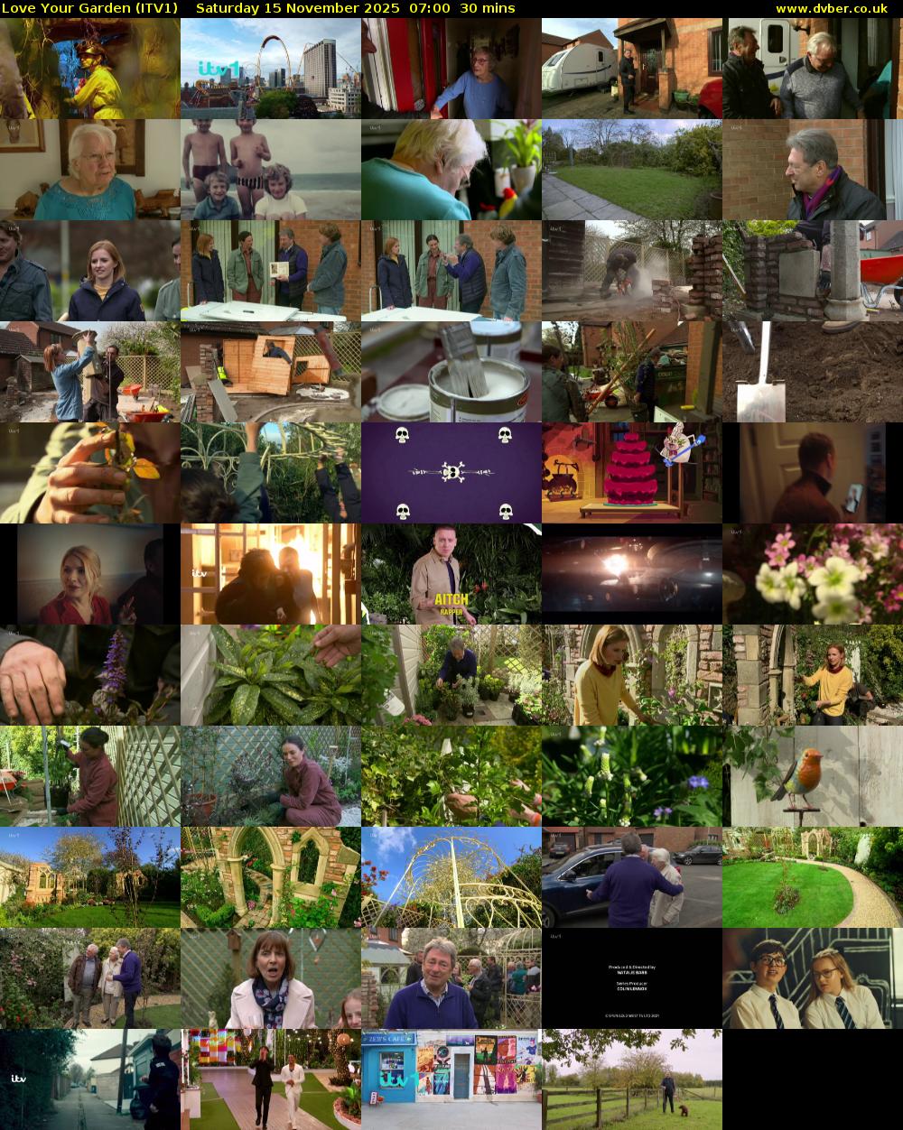 Love Your Garden (ITV1) Saturday 15 November 2025 07:00 - 07:30