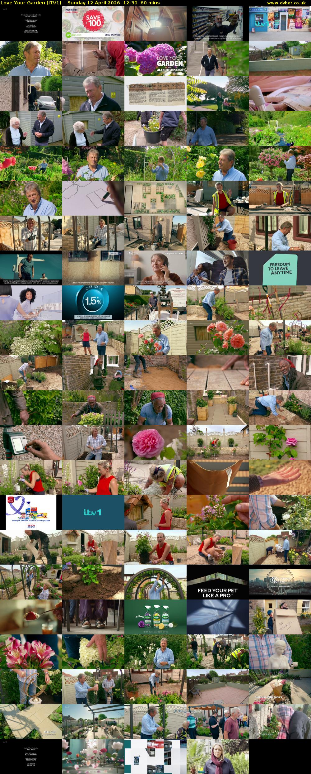 Love Your Garden (ITV1) Sunday 12 April 2026 12:30 - 13:30