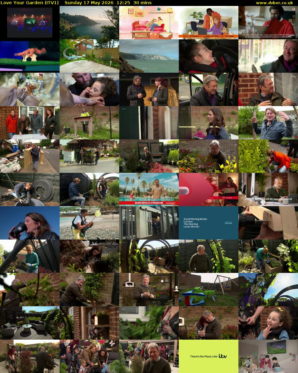 Love Your Garden (ITV1) Sunday 17 May 2026 12:25 - 12:55